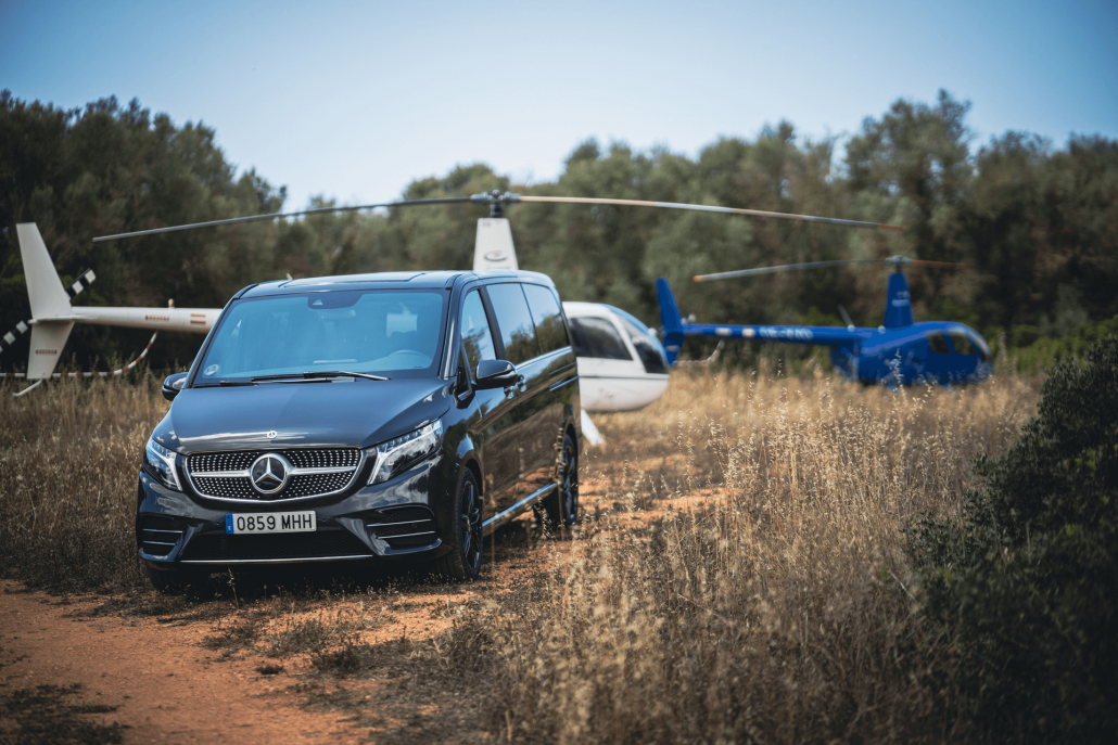 heli-behind-car